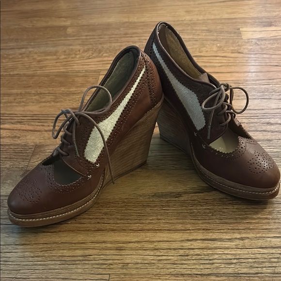 RagandBone|SalfordBroguewedges(RARE)-size7
